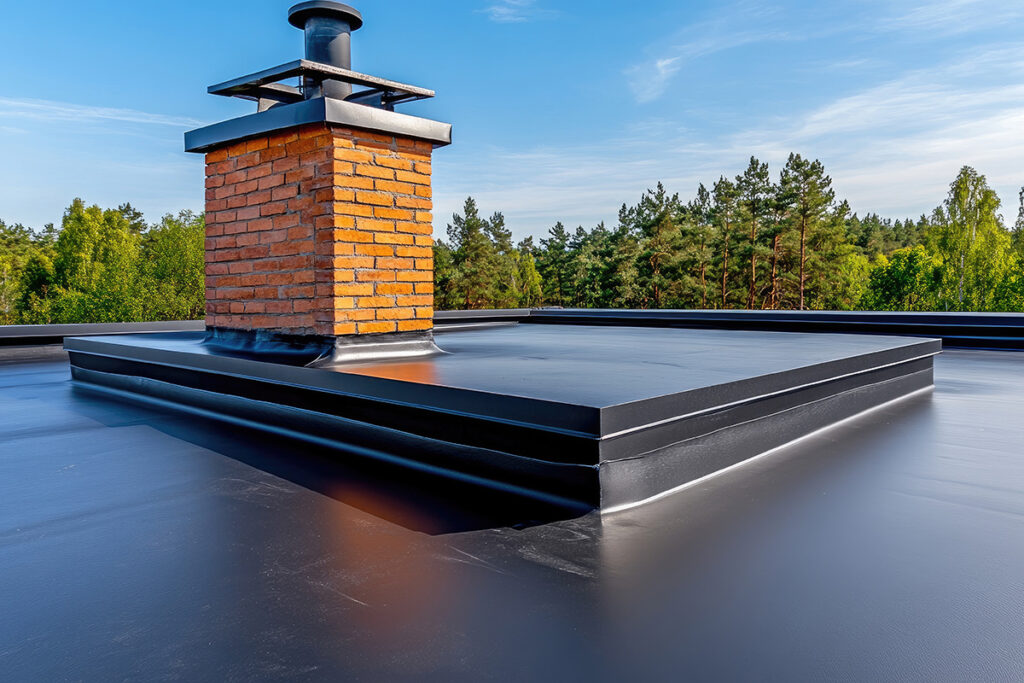 Flachdach mit Folie Flachdach mit Folie