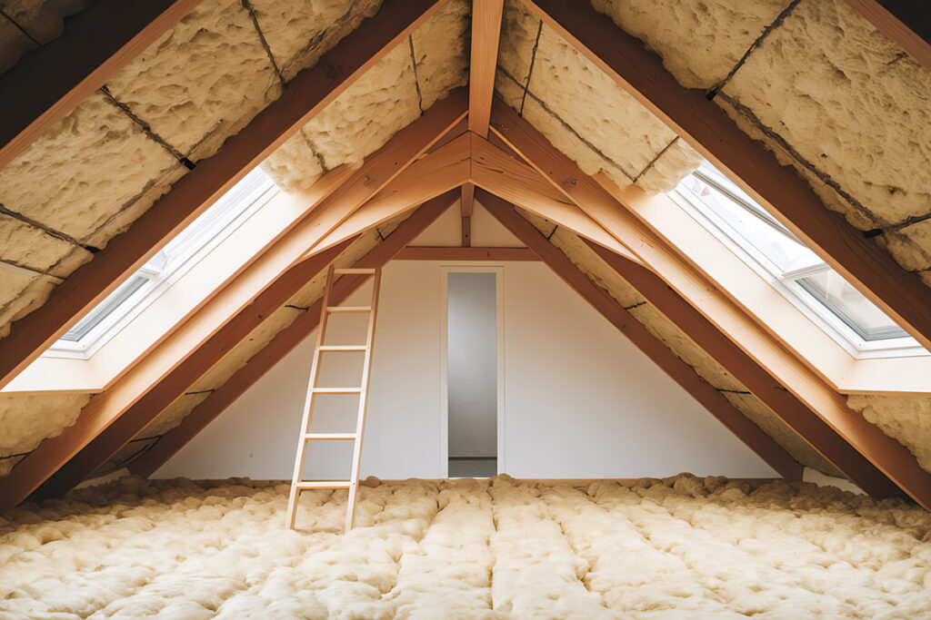 Dachdämmung und luftdichte Ausführung Dachdämmung und luftdichte Ausführung